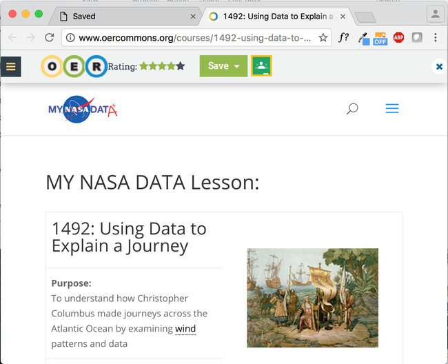 This is a screenshot of what it looks like to preview an item in a new tab before adding it to your course with the LTI tool.