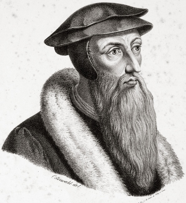 John Calvin, by Georg Osterwald (1803–1884) [Public domain], via Wikimedia Commons