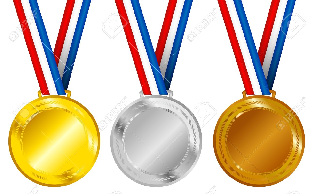 bronze silver gold medals