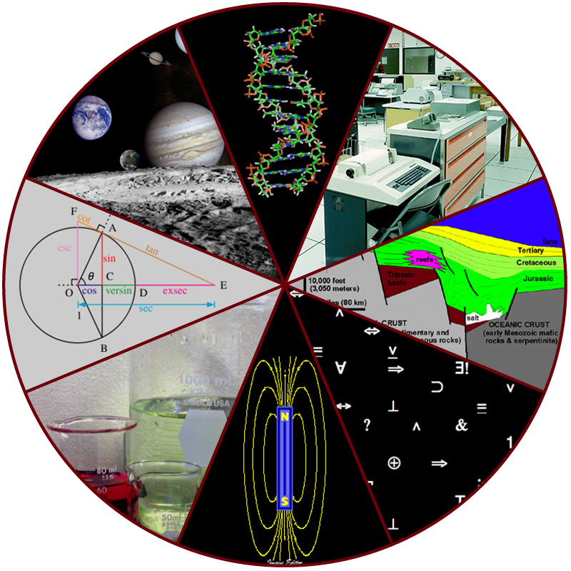 Figure 1.4. The diversity of scientific fields includes astronomy, biology, computer science, geology, logic, physics, chemistry, mathematics, and many other fields. (credit: “Image Editor”/Flickr)