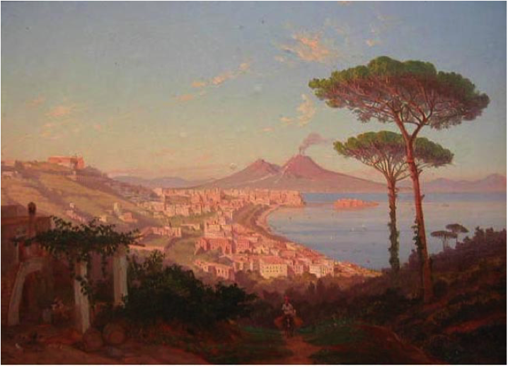Veduta del Golfo di Napoli da Capodimonte