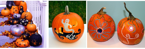 Painted Pumpkins examples