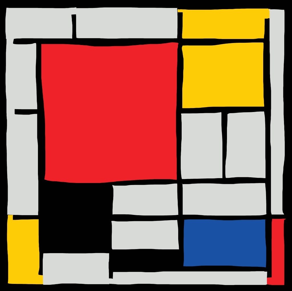 Example of Mondrian Art