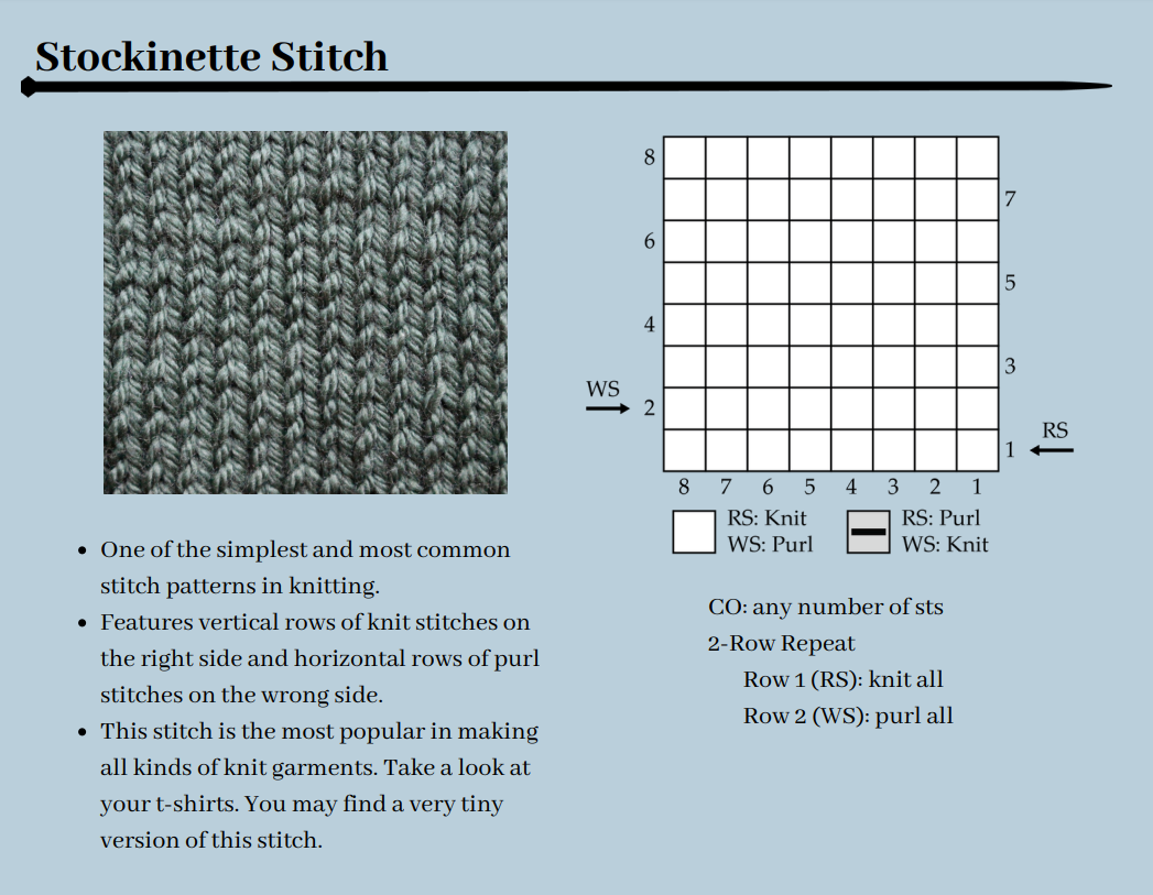 Stockinette Stitch