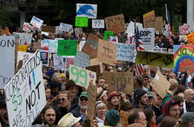Occupy Wall Street Protestors in Portland Oregon