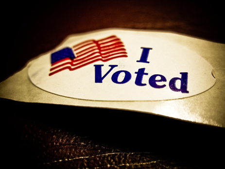 Picture of i voted sticker