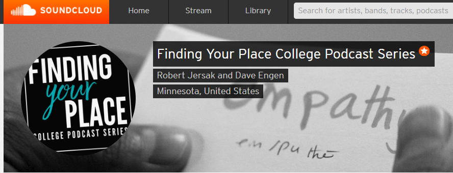 Finding your place banner