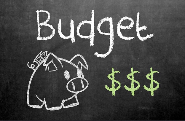 Budget on Chalkboard