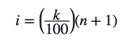 Interval Calculation Formula