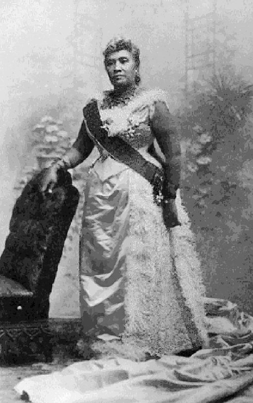 Queen Liliuokalani, [Public domain], via Wikimedia Commons.