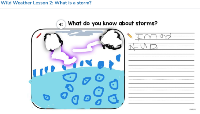Student Sample 1 What do you know about storms?