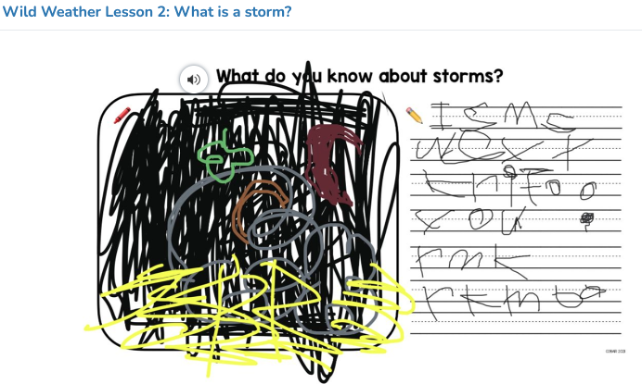 Student Sample 2 What do you know about storms?