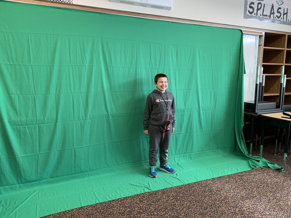 example of filming green screen 2