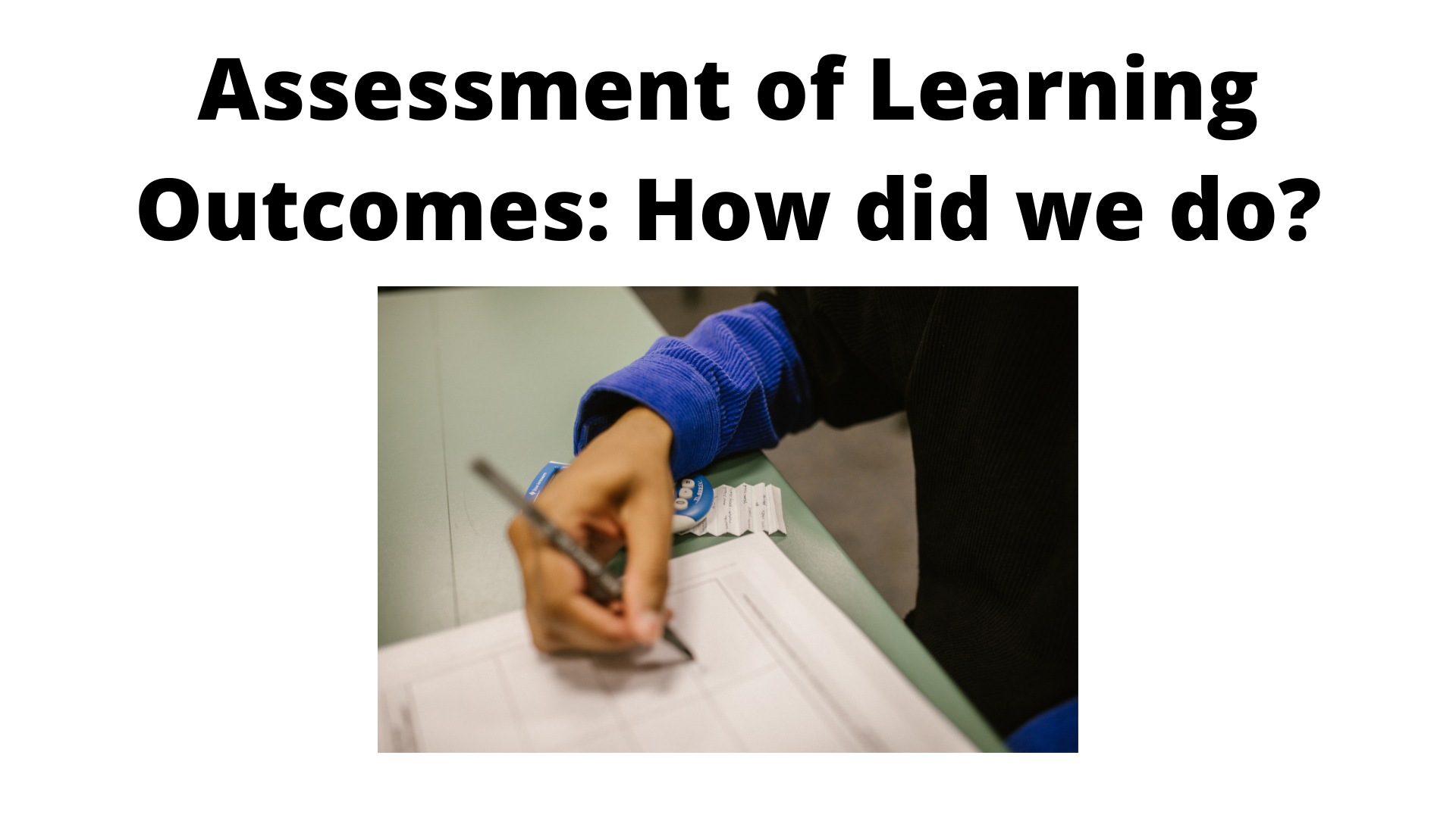 Assessment of learning outcomes image