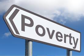 Poverty directional sign