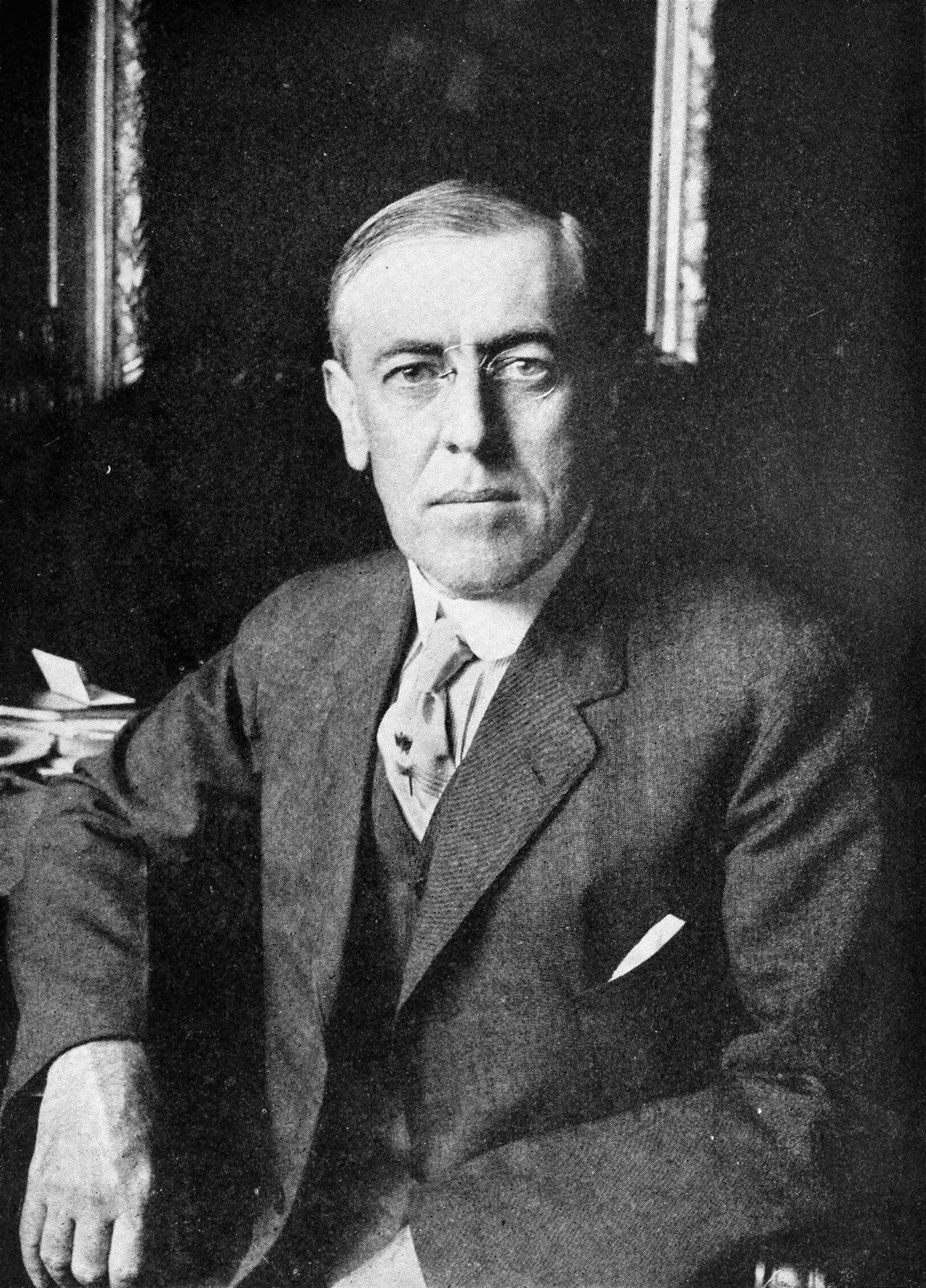 Woodrow Wilson. By Underwood & Underwood [Public domain], via Wikimedia Commons