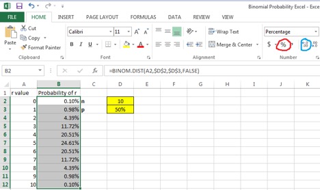 MS Excel Screenshot