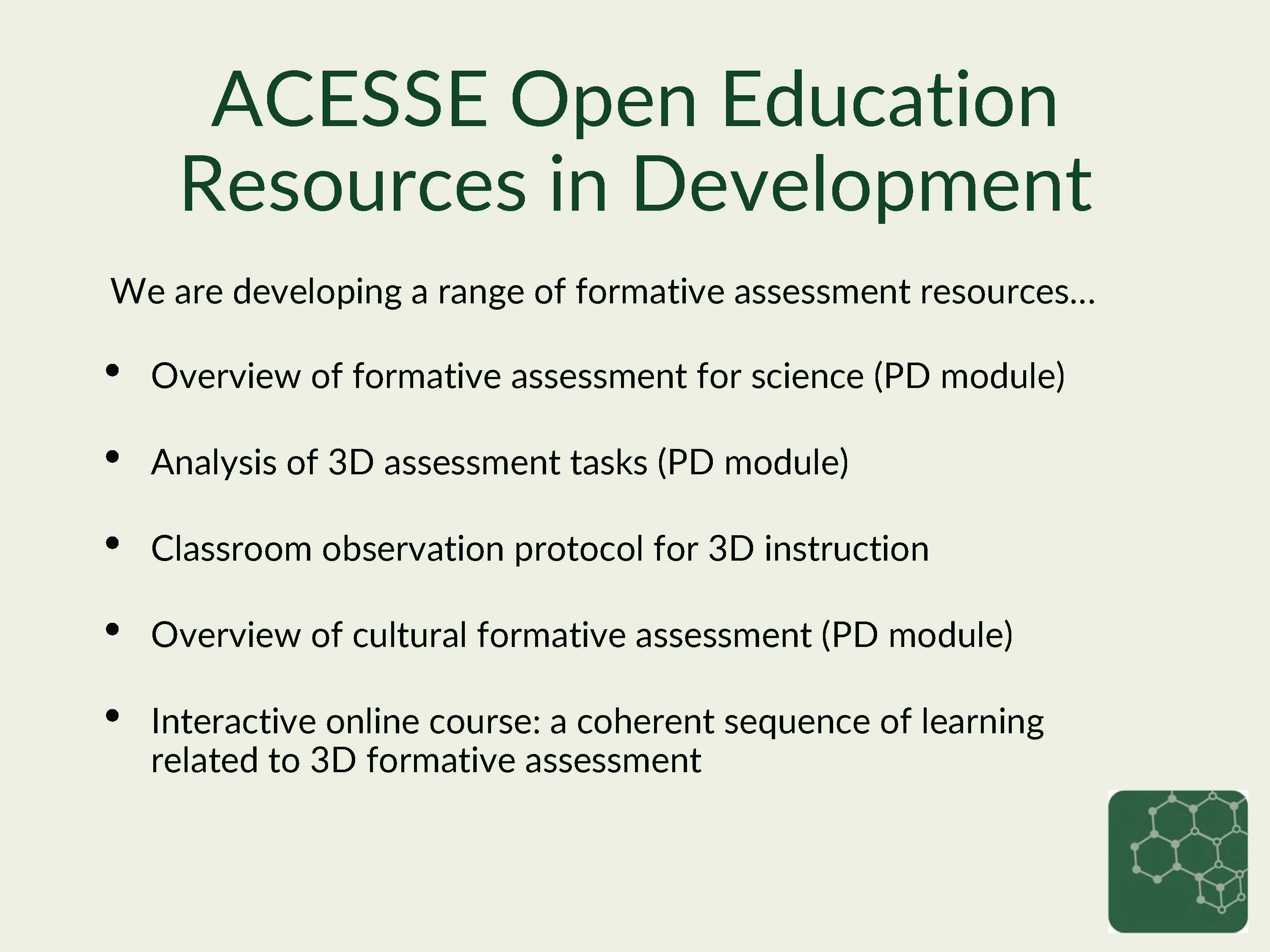 ACESSE Resource A slide 48