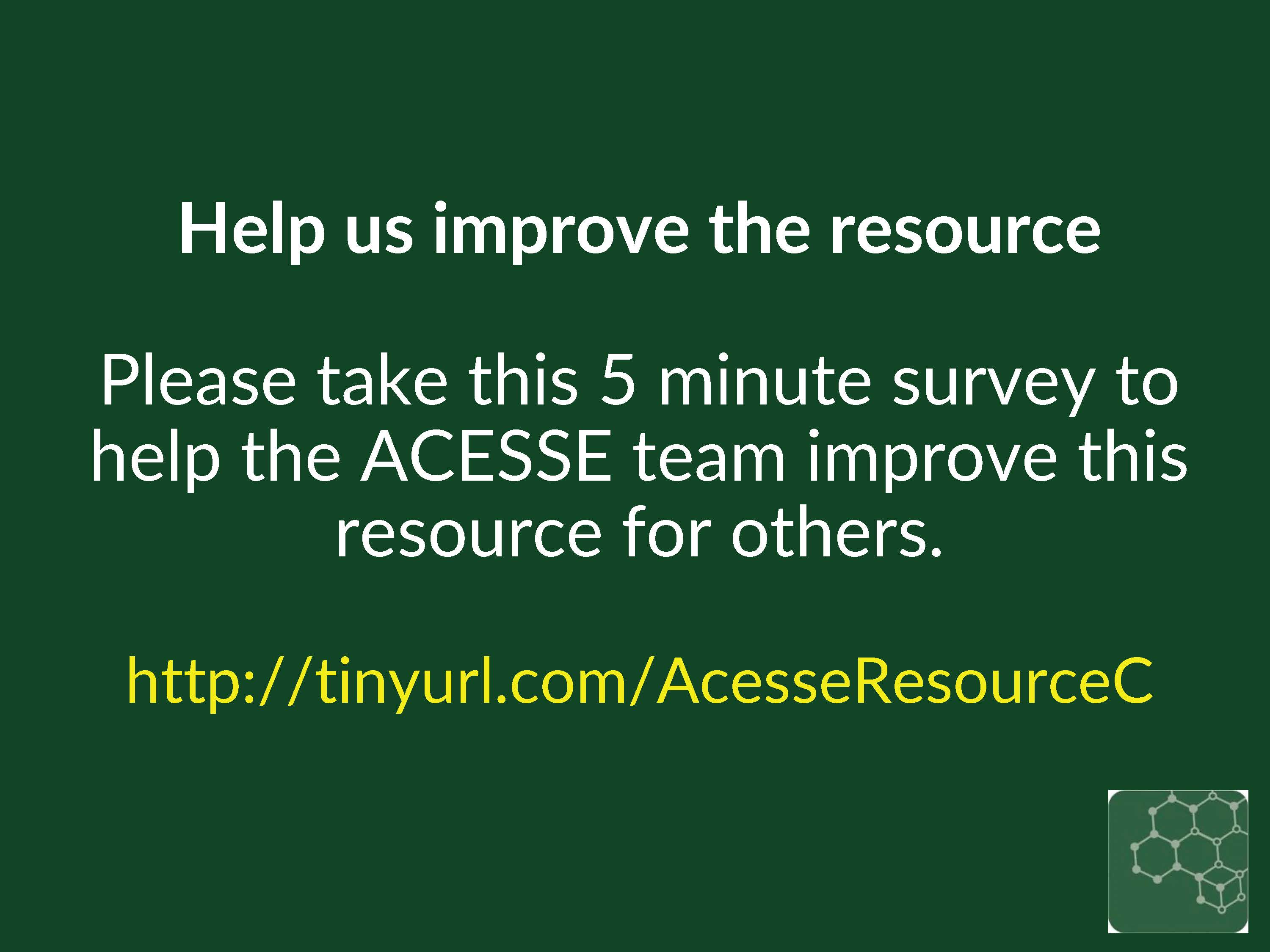 ACESSE Resource C Slide 57
