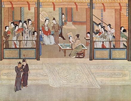 Spring Morning in a Han Palace by Qiu Ying  