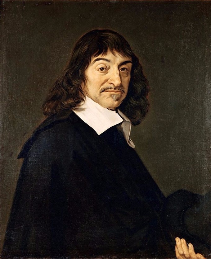 Painted portrait of a man