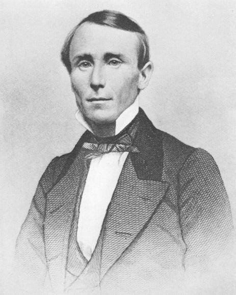 Black and white portrait of the American filibuster, William Walker.