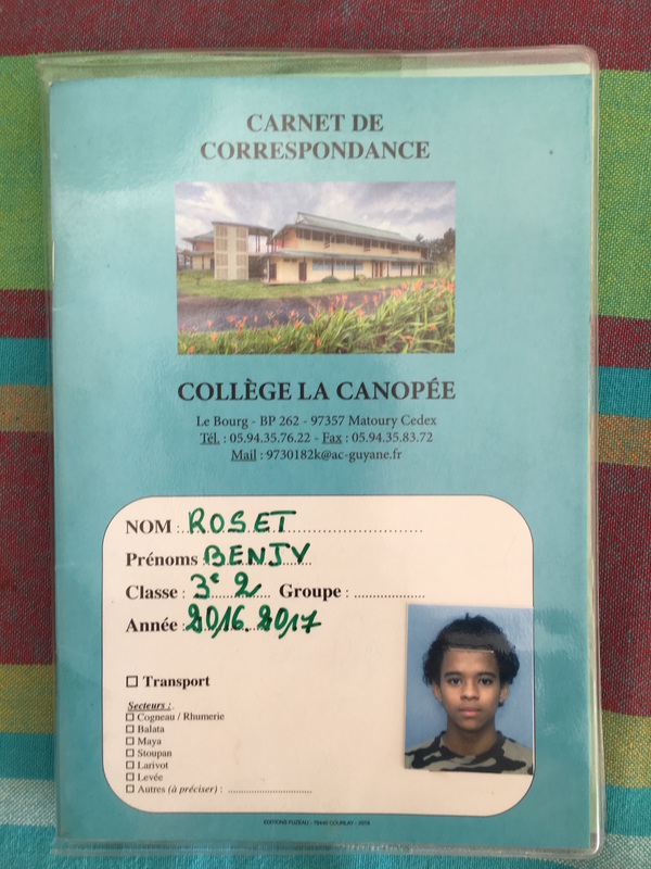 French carnet cover