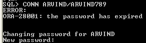 Figure 2-19 password expired status