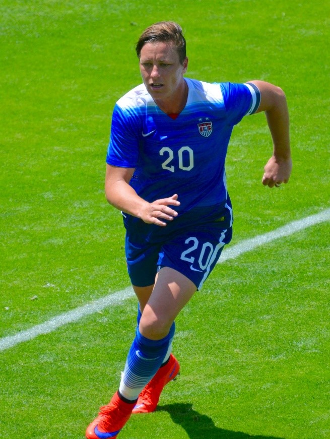 Abby Wambach playing for the U.S. Women’s National Team (Salzman, 2015)