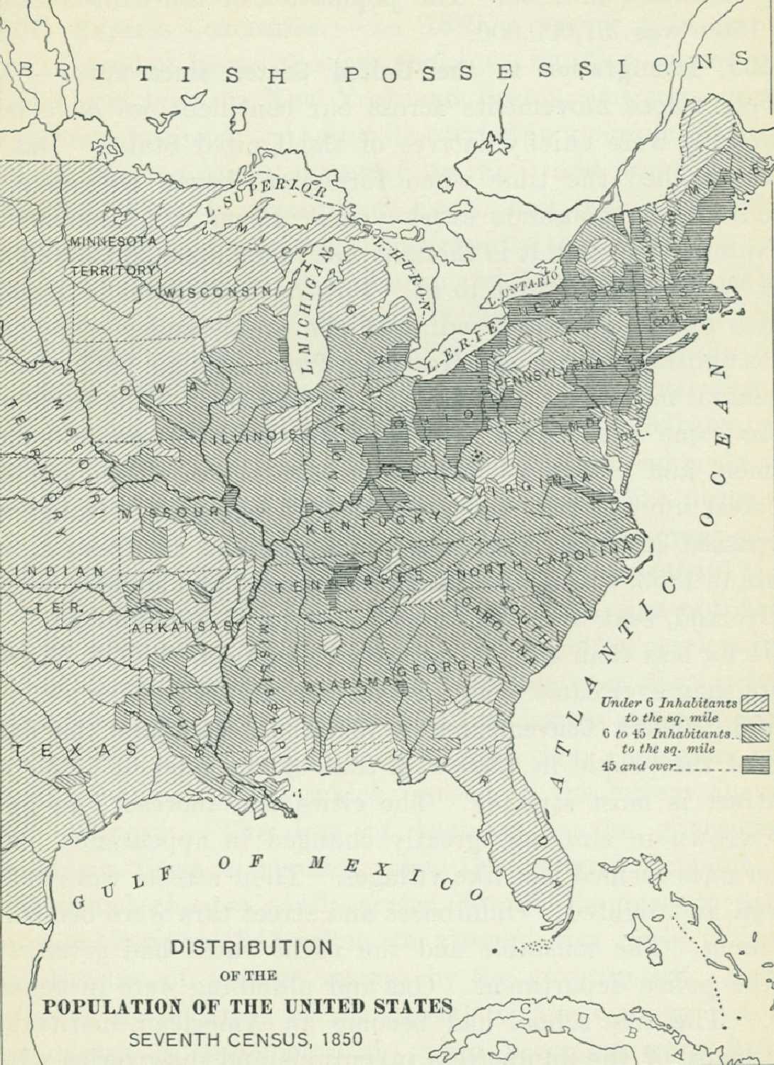 Map Census1850 page 367 School History of the US by John Bach McMaster 1897.jpg