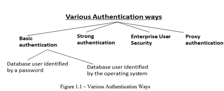 Figure 1-1 Various Authentication ways
