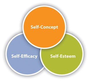 Venn Diagram of self-concept, self-efficacy, and self-esteem