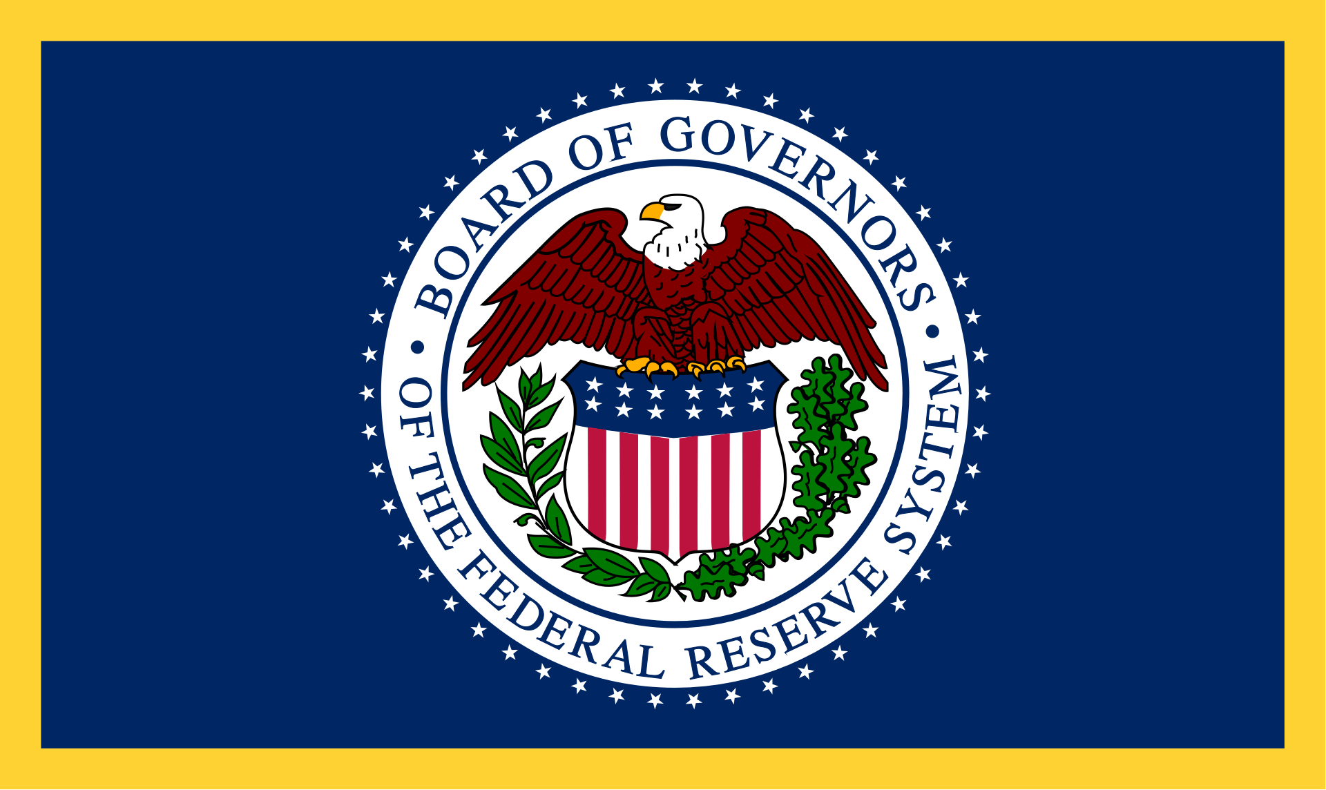 Image of the flag of the U.S. Federal Reserve