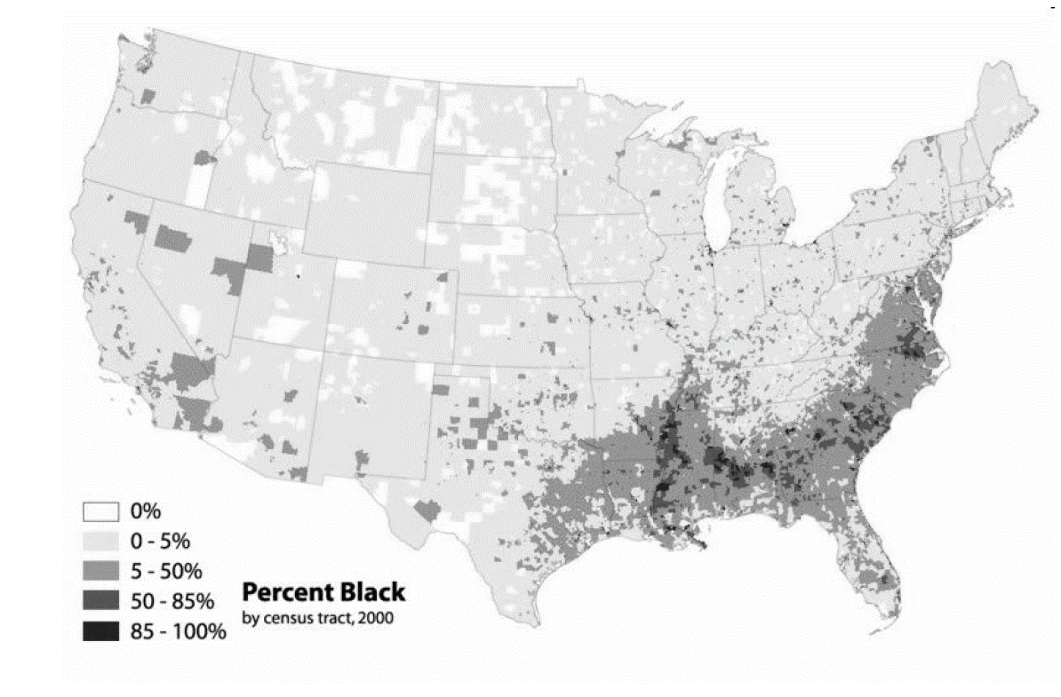 US Census map 2000