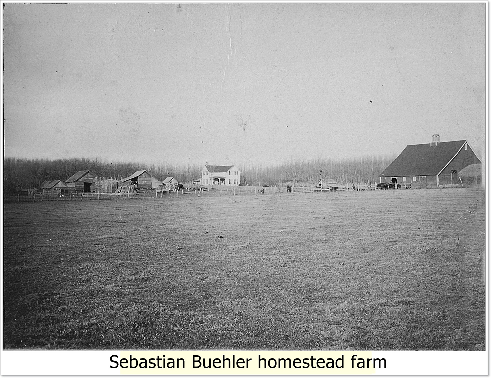 Farms  farmstead 1870s  of Sebastian Buehler
