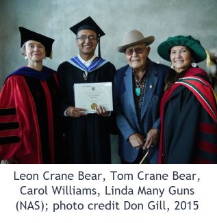 Leon Crane Bear at Convocation