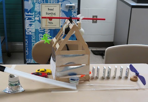 Student example of Rube Goldberg Machine