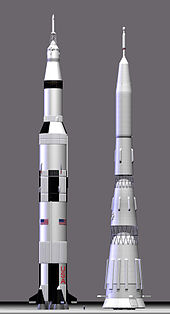 Photo of Saturn V and N1