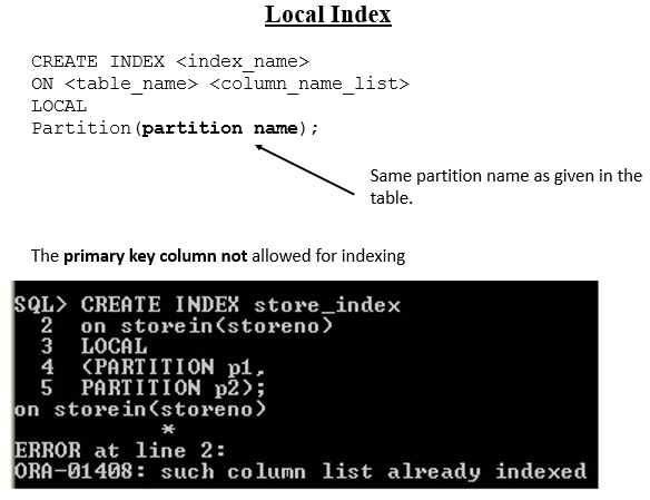 local index
