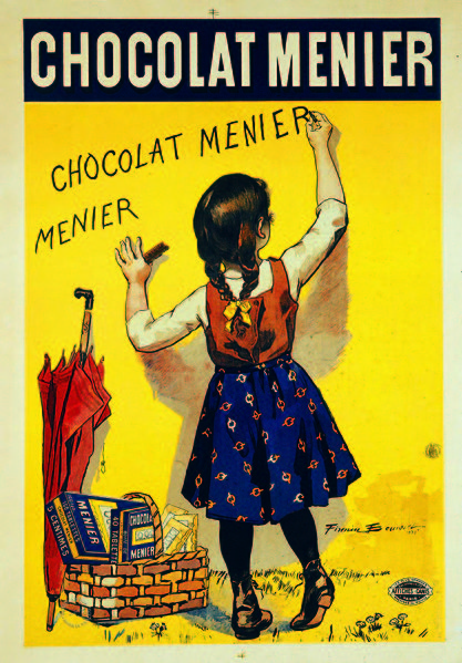 Affiche publicitaire du Chocolat Menier