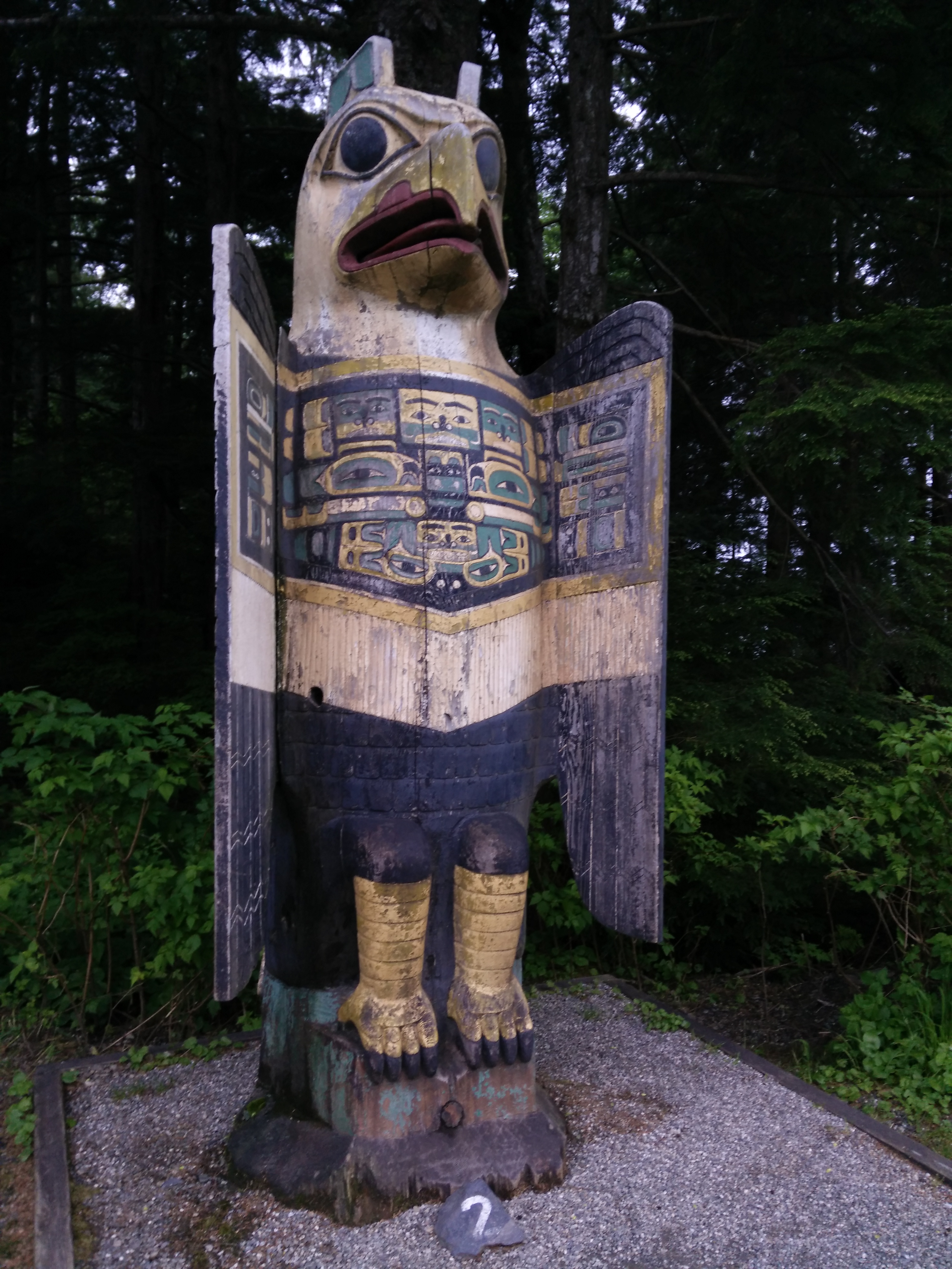 Eagle Totem, Totem Bight State Historical Park, Ketchikan Alaska. CC-BY Penny Pearson