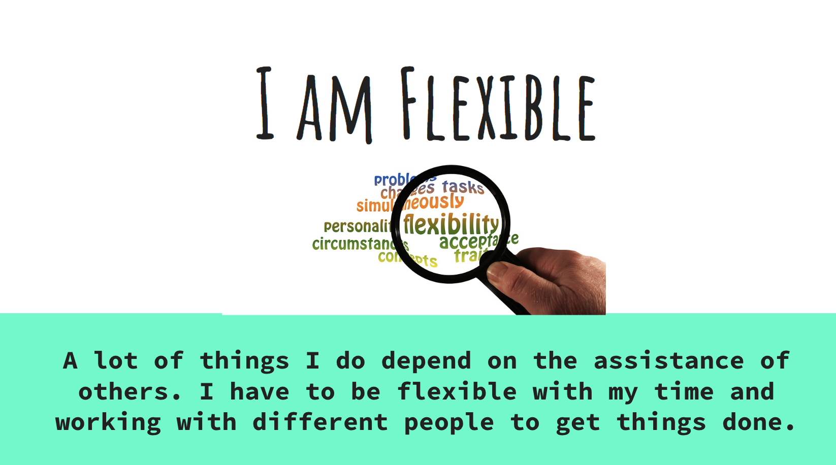 Student Portfolio Page- I am flexible.
